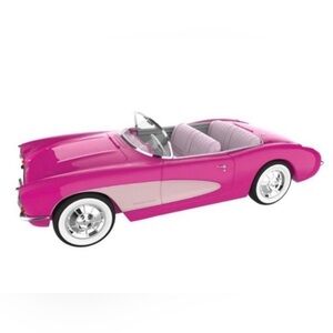 NIB Collector Barbie the Movie Pink Corvette Convertible Popcorn Container